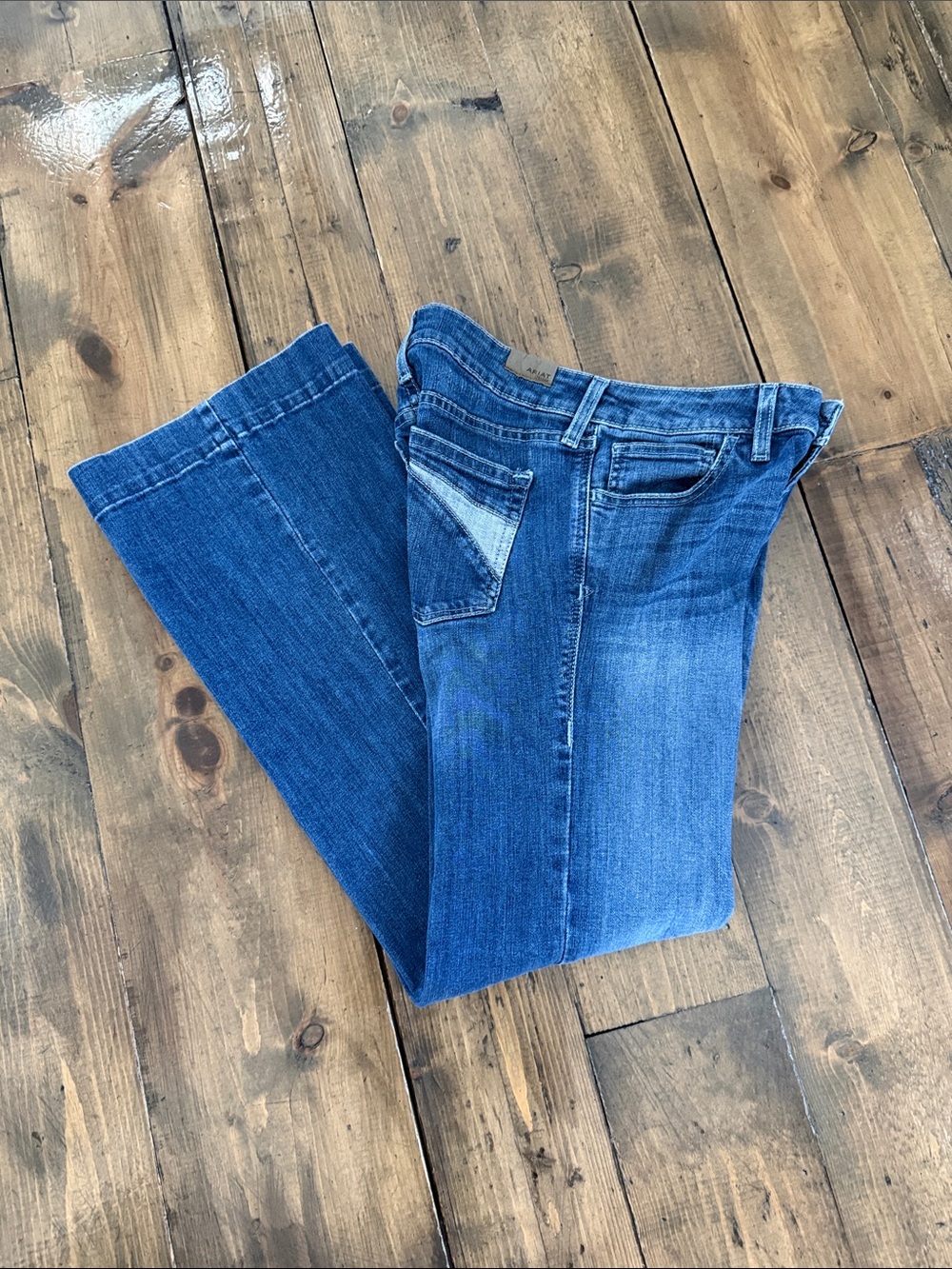 Ariat Women's Trouser Jeans in Blue Denim